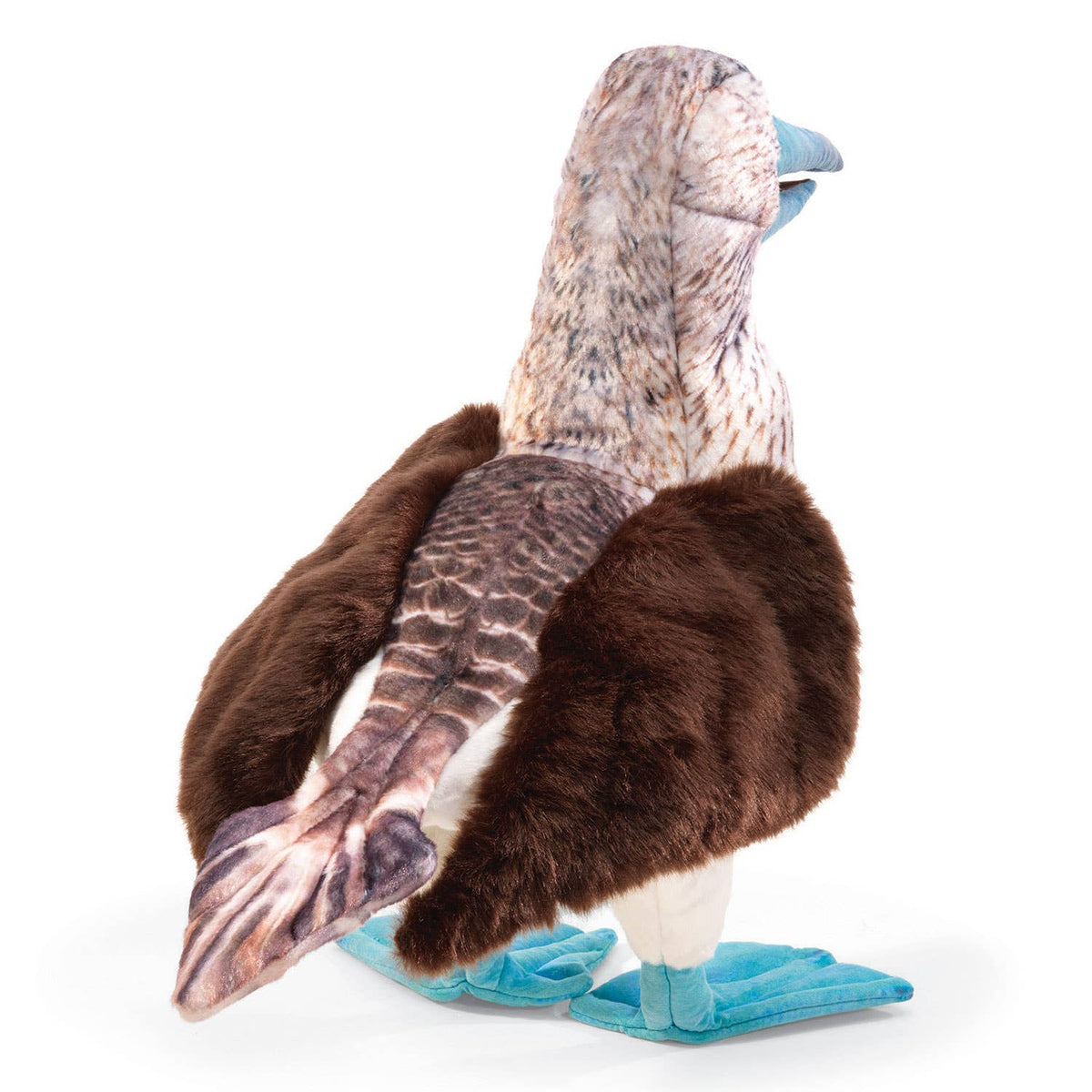Burattino da mano del matto dai piedi blu