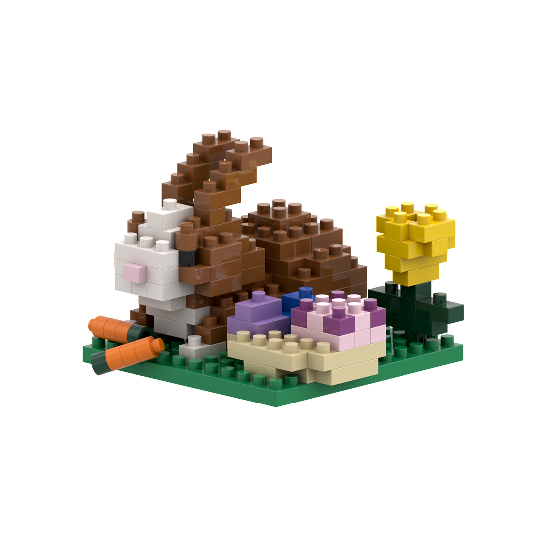 BRIXIES Easter Bunny Postcard