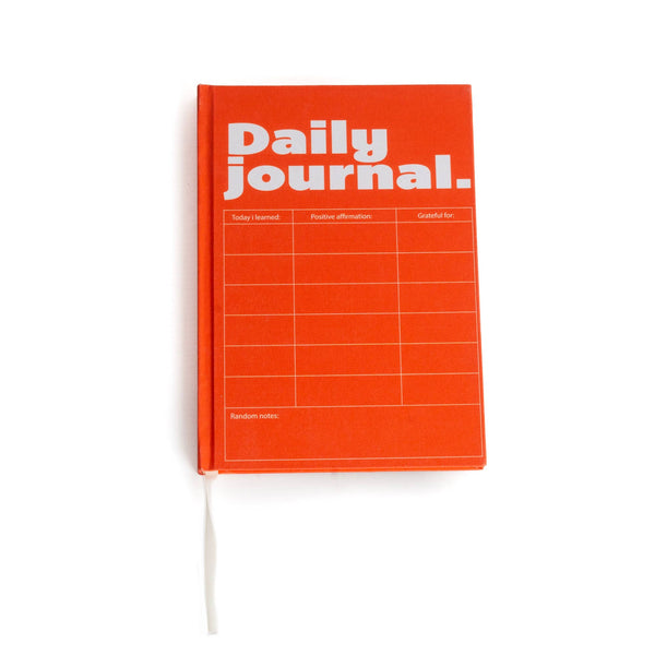Cahier Journalier A5 Rouge à Couverture Rigide Helio Ferretti Helio Ferretti Vue 1