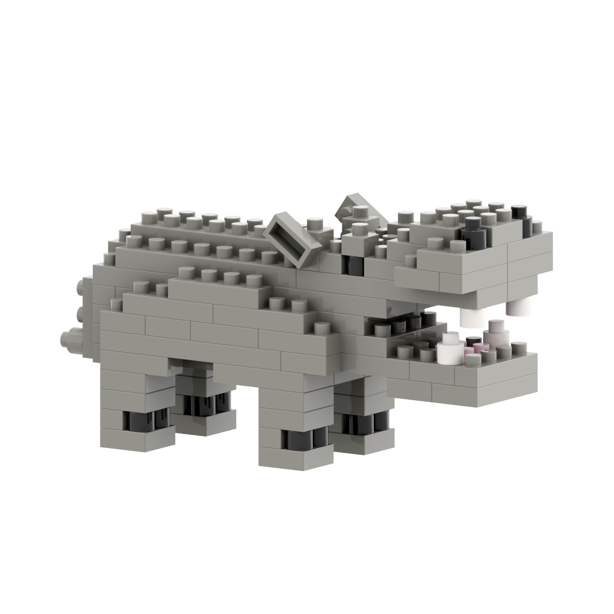 BRIXIES hippopotamus