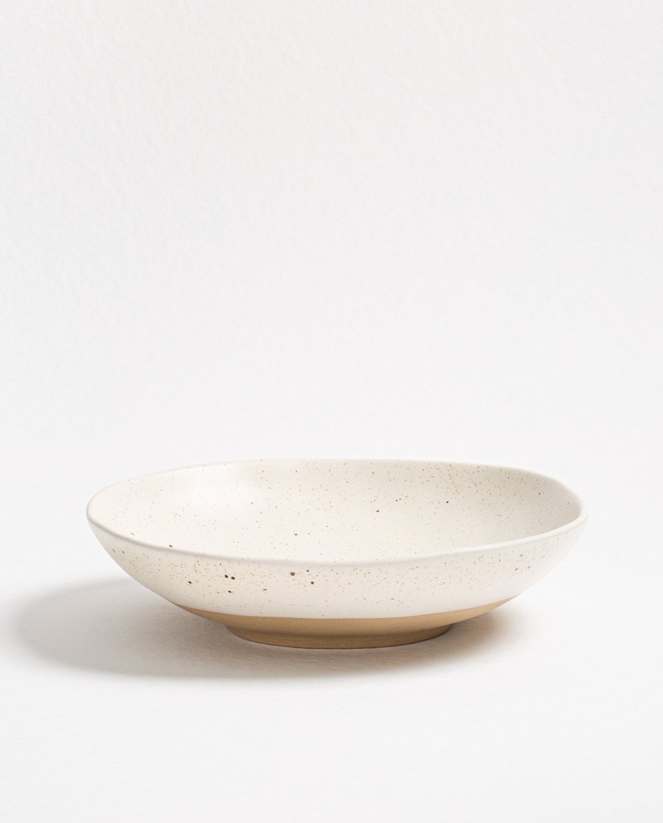 Assiette à pâtes en grès Caelum 23,5cm