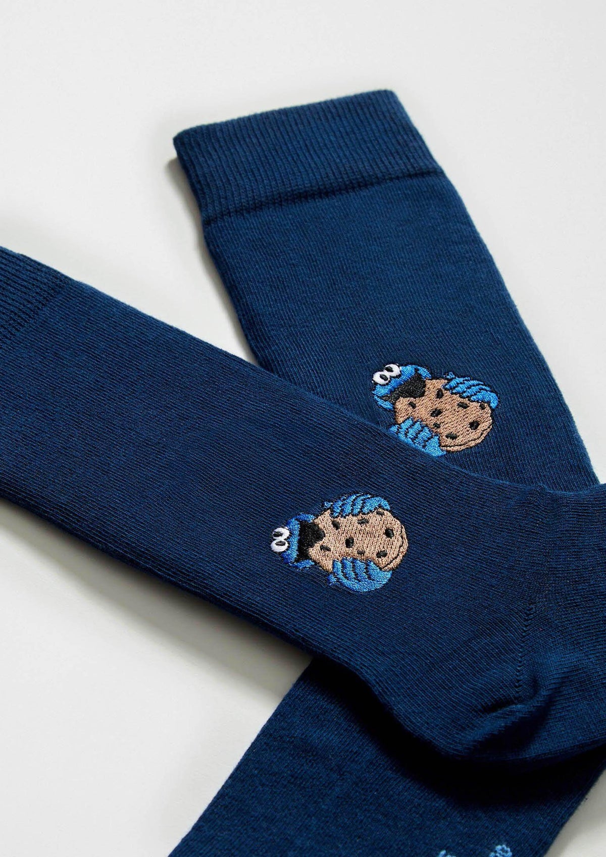 BeSesameStreet Cookie Monster Embroidered Azul