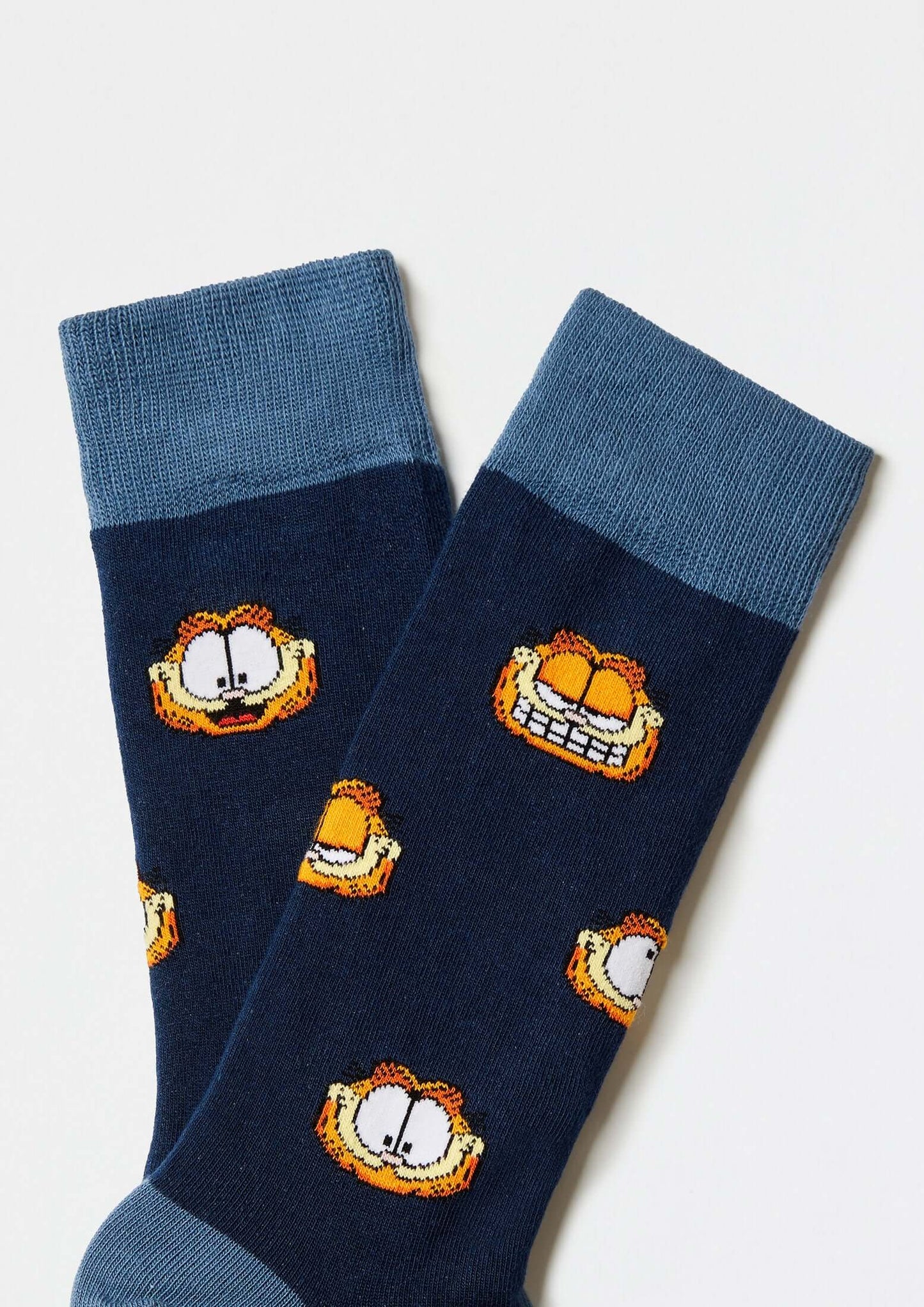Chaussettes BeGarfield Faces Marine