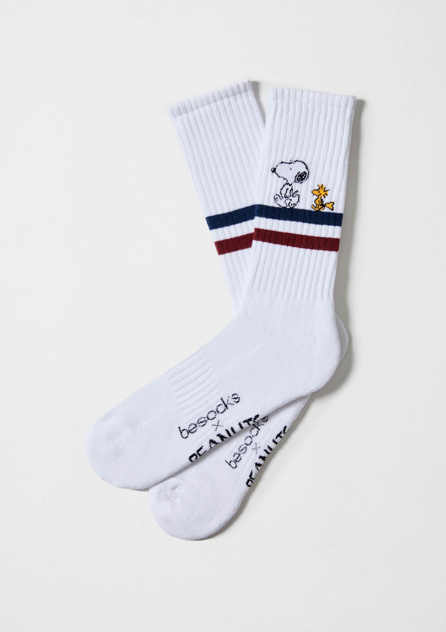 Chaussettes de sport BeSnoopy Stripes Blanc