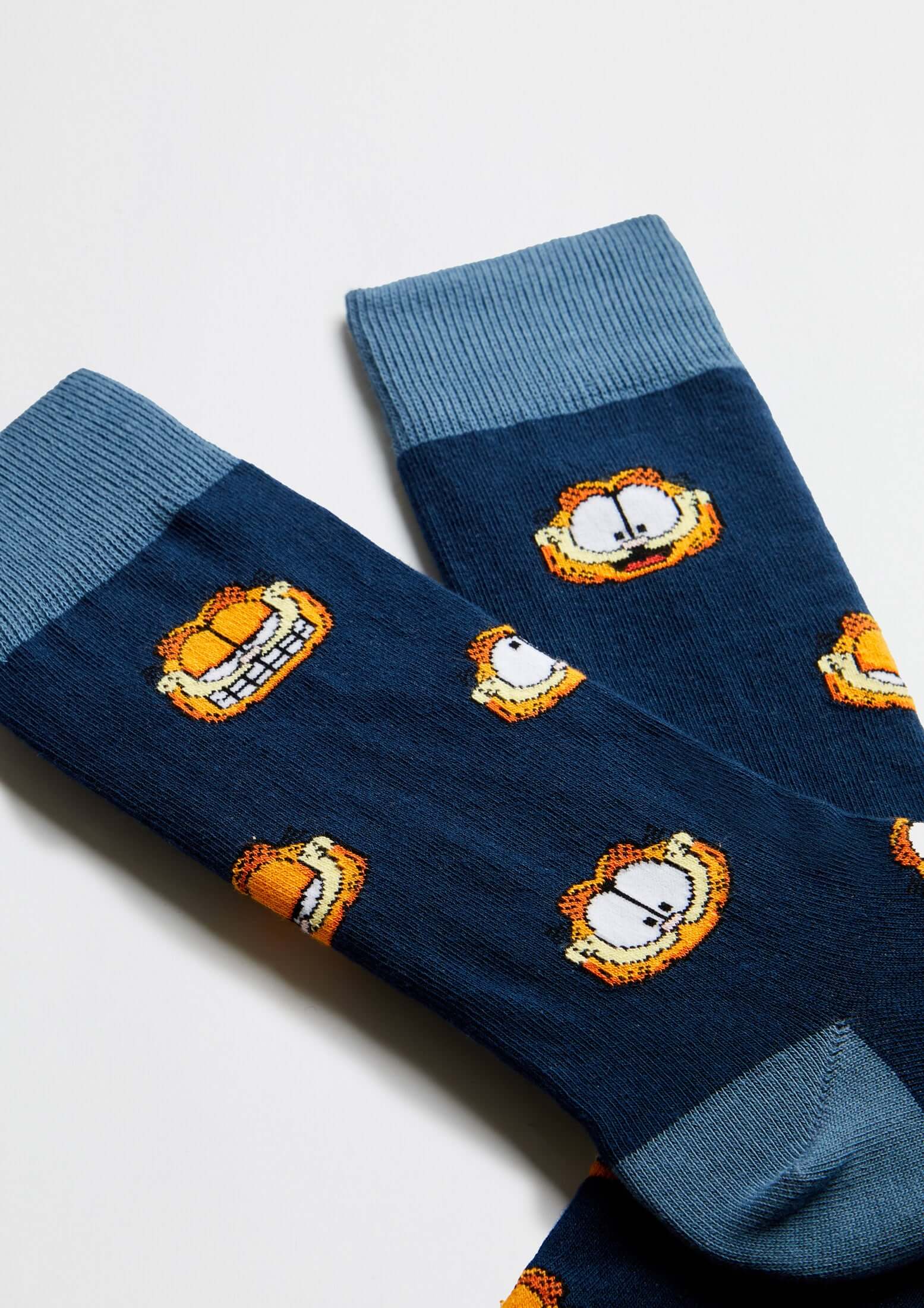 Chaussettes BeGarfield Faces Marine