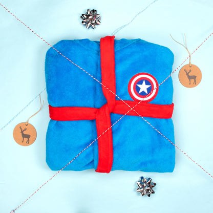 Personalized Kids Captain America Robe