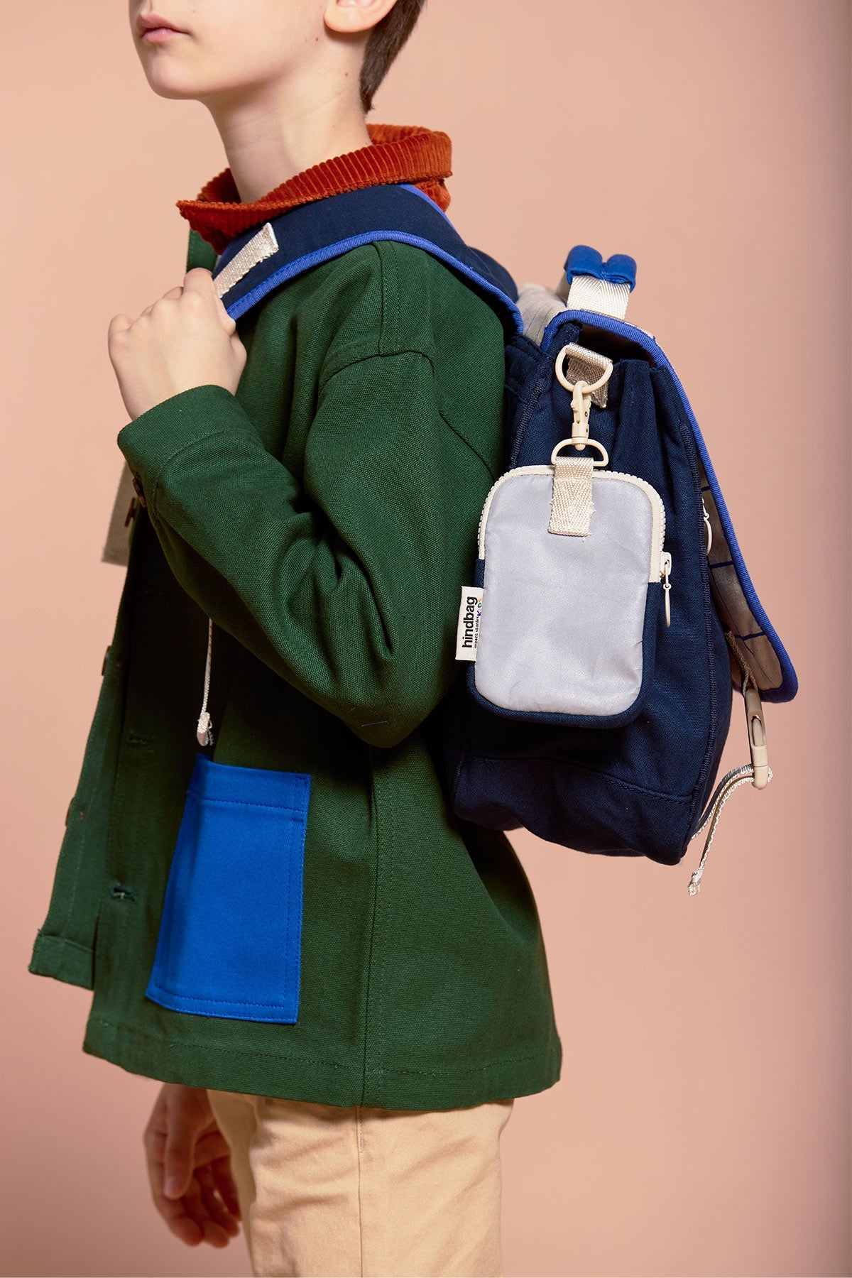 Léo Plaid Tricolor Satchel