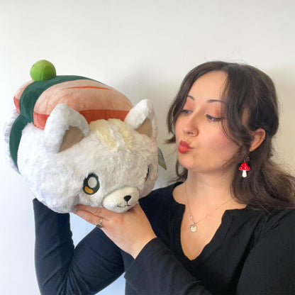 Peluche Squishable – Chat Musubi
