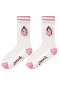 Peach Transparent Socks