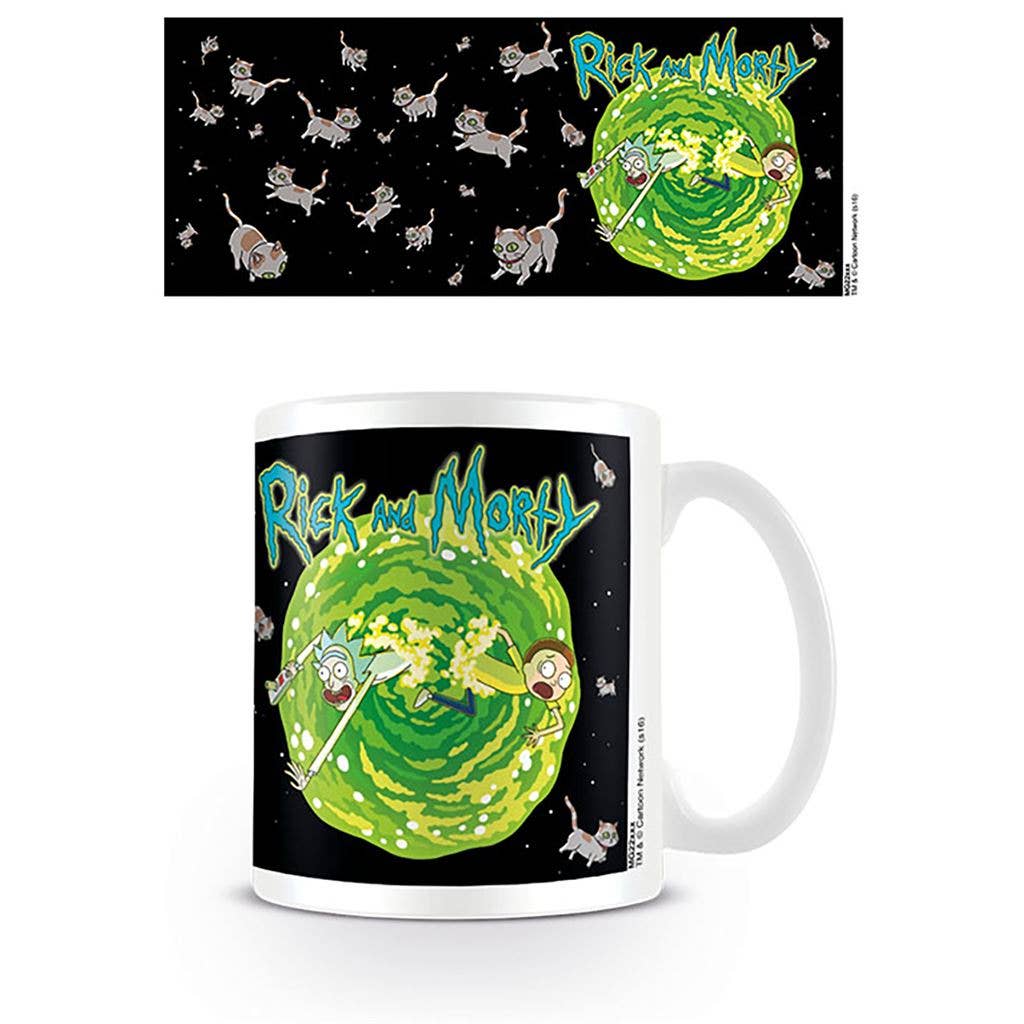 Tazza Rick e Morty - Dimensione gatto galleggiante