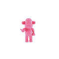 Ornement - Figurine Singe Hang Loose 'La Légende' - Rose - 11x7x19cm