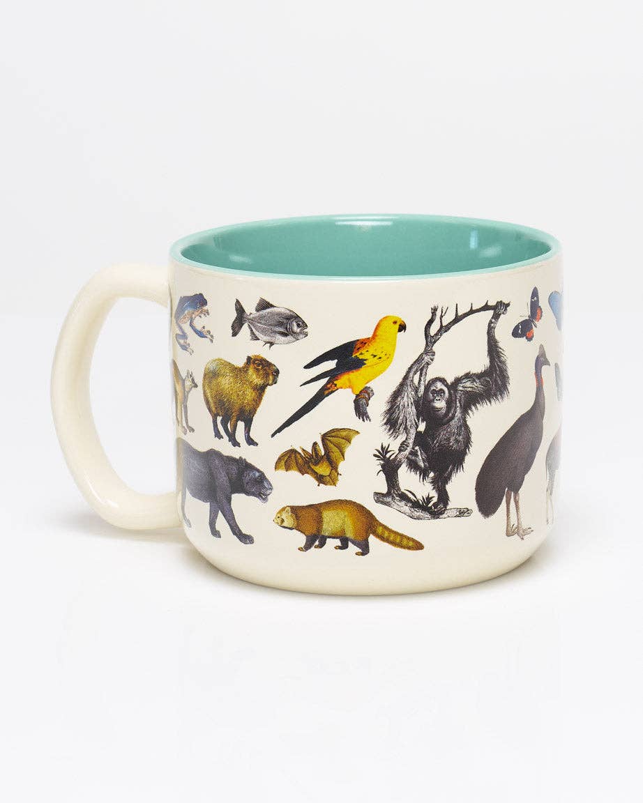 Mug Rainforest Zoology 440 ml – produit scientifique Cognitive Surplus EU, vue 2