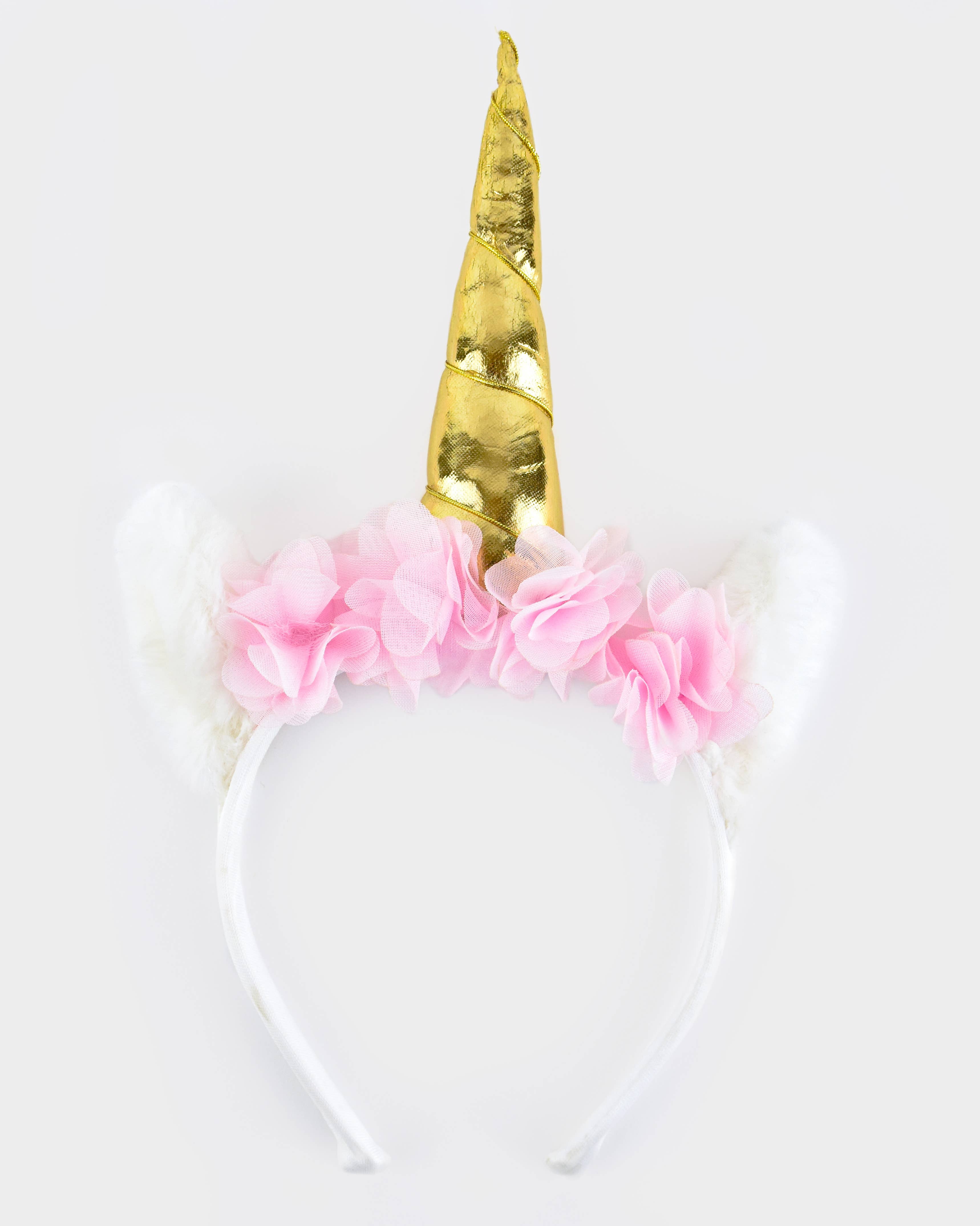 Unicorn Headband with Flowers