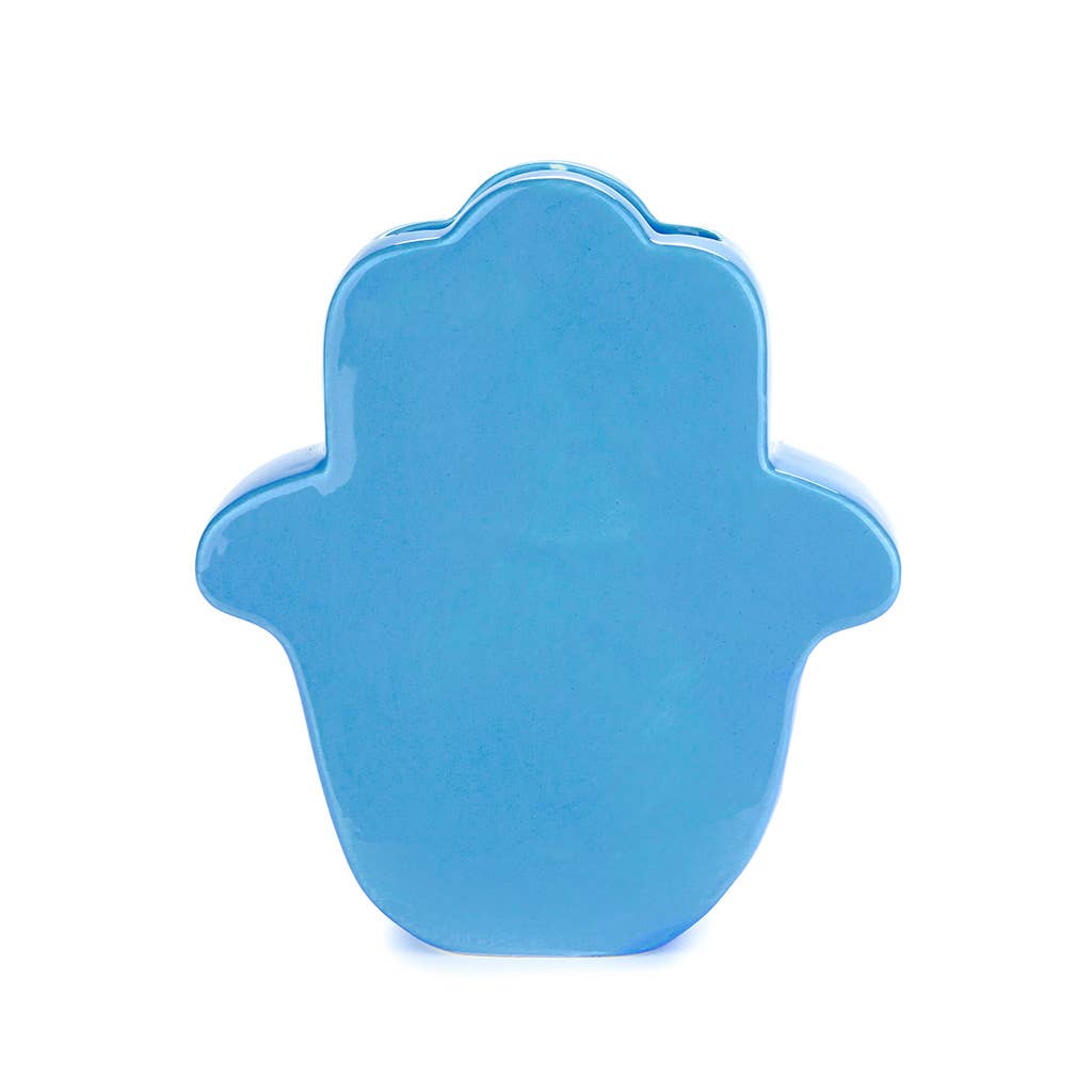 Lucky Hand blue vase