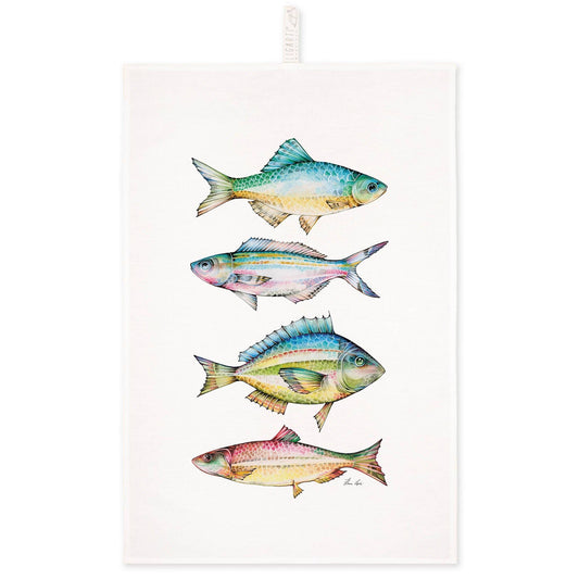 Dishcloth – Four colorful fish