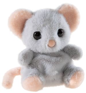 Chagiya grey mouse plush toy — 13 cm