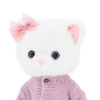 Peluche, Lucky Kitty, Lucky Sophie : Cerises en tricot 38 cm 3+