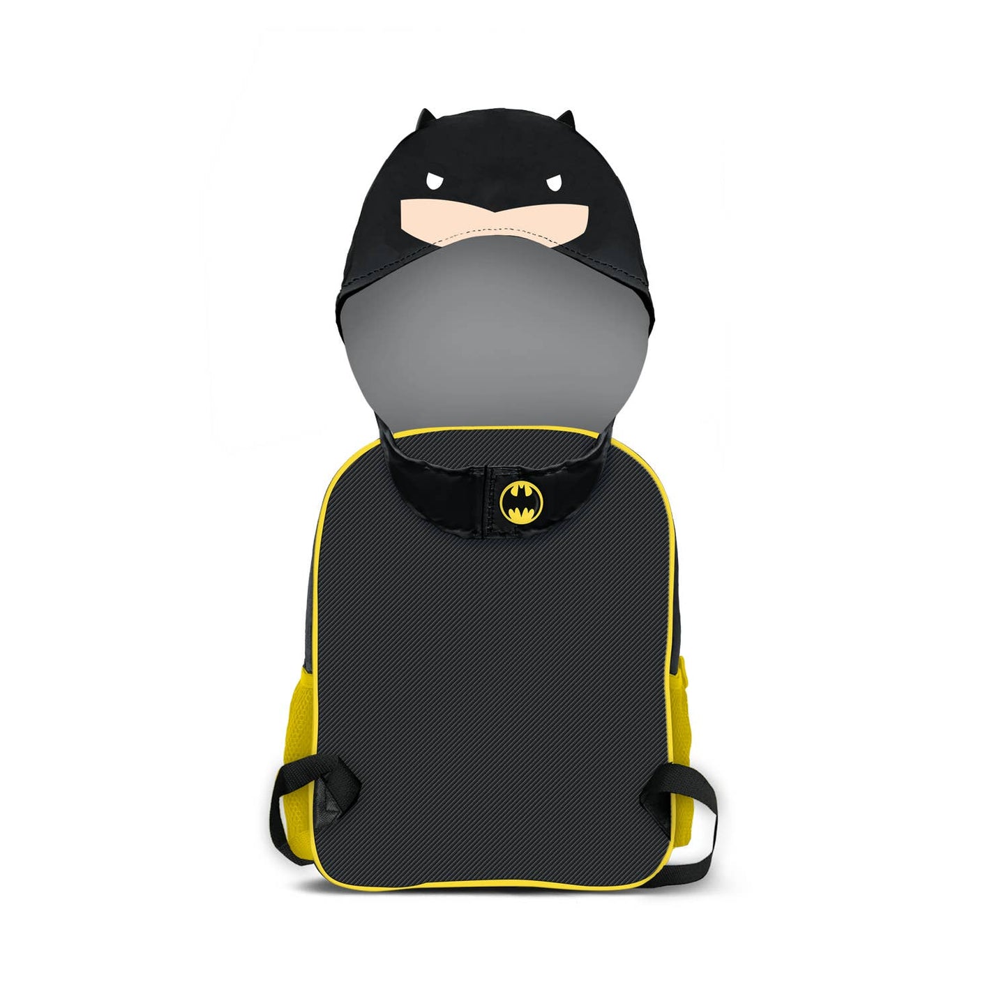 DC Comics Batman Chibi Hooded Backpack, Gray