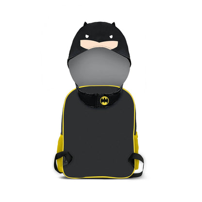 DC Comics Batman Chibi Hooded Backpack, Gray