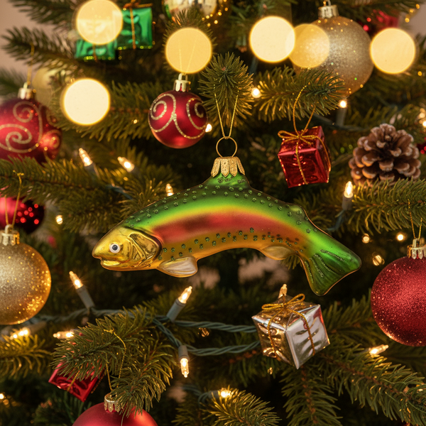 Rainbow Trout Christmas Bauble