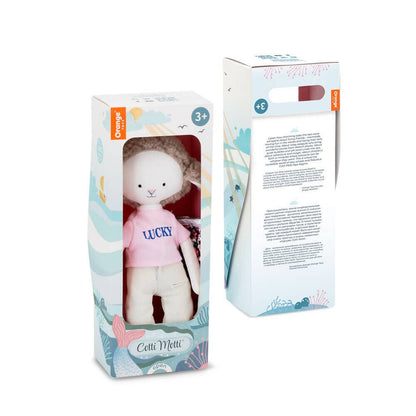 GIFT SET: Zoe the Sheep plush toy with jeans + Mermaid tail