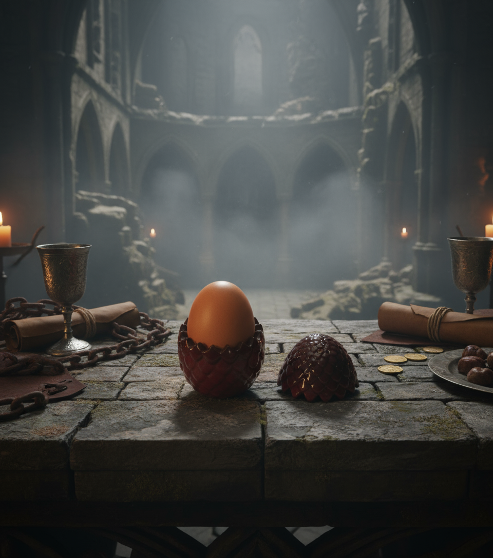 Game of Thrones Egg Cup - Dragon Egg