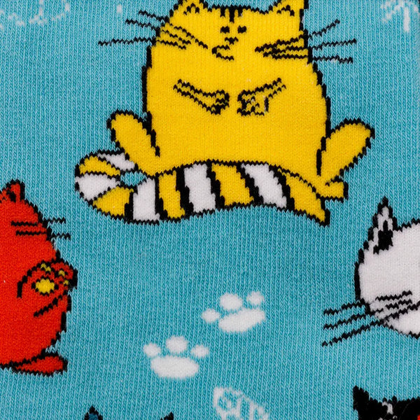 "Happy Kitten" Cat Socks