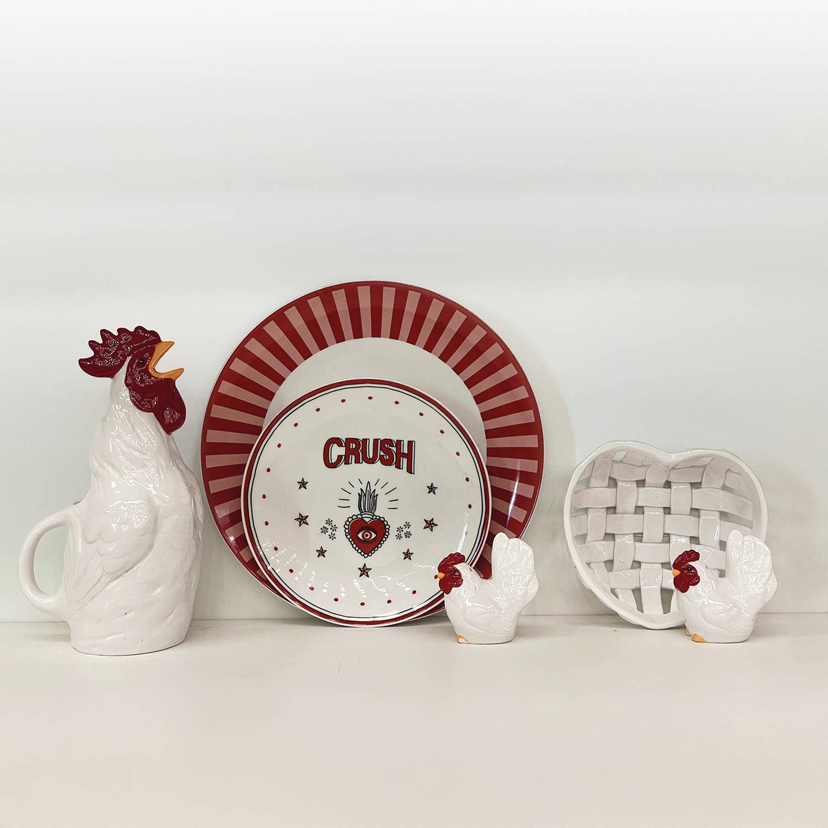 Salière et poivrière Coqs