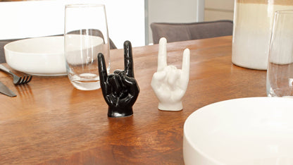 Salz und Pfeffer Hände Rock