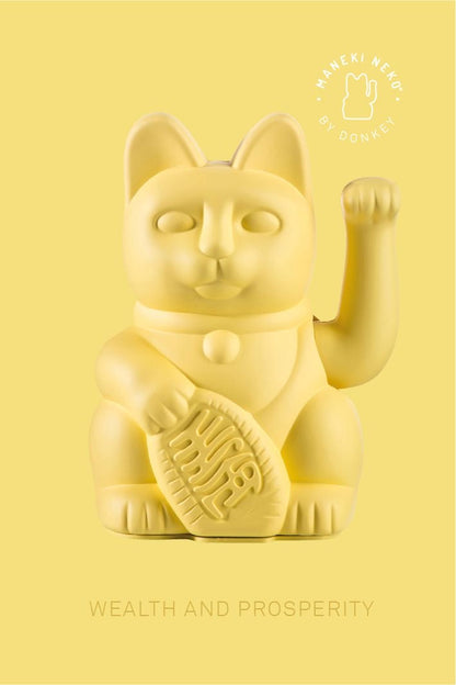 Chat Chanceux Jaune