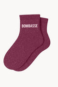 Chaussettes Courtes à Paillettes "BOMBASSE" - VIOLET