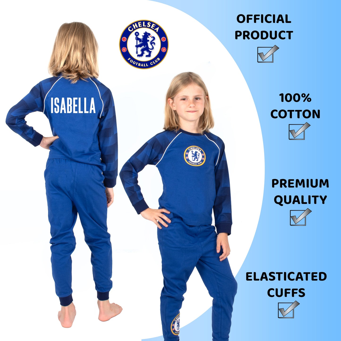 Chelsea Personalised Pajamas
