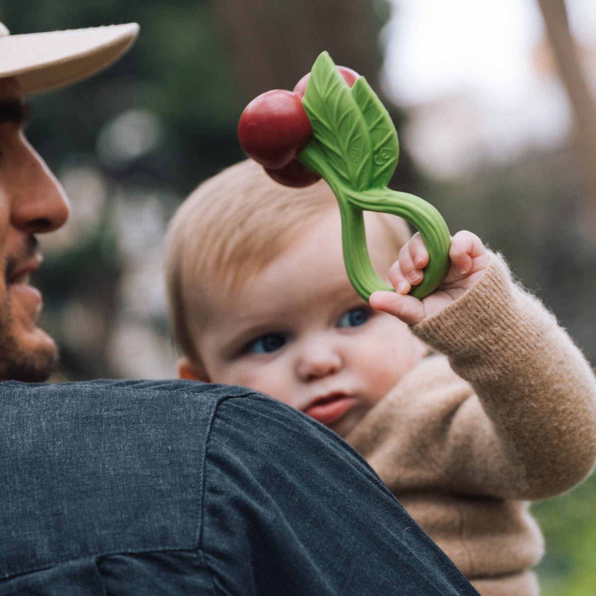 Cherry Baby Rattle