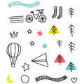 Kinderzimmer-Sticker Chispum