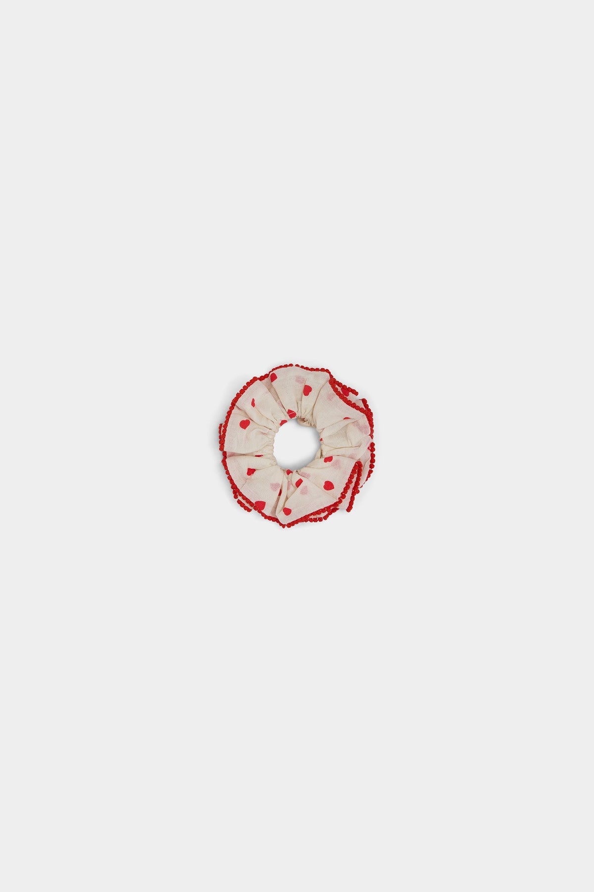 Crimson Heart Scrunchie