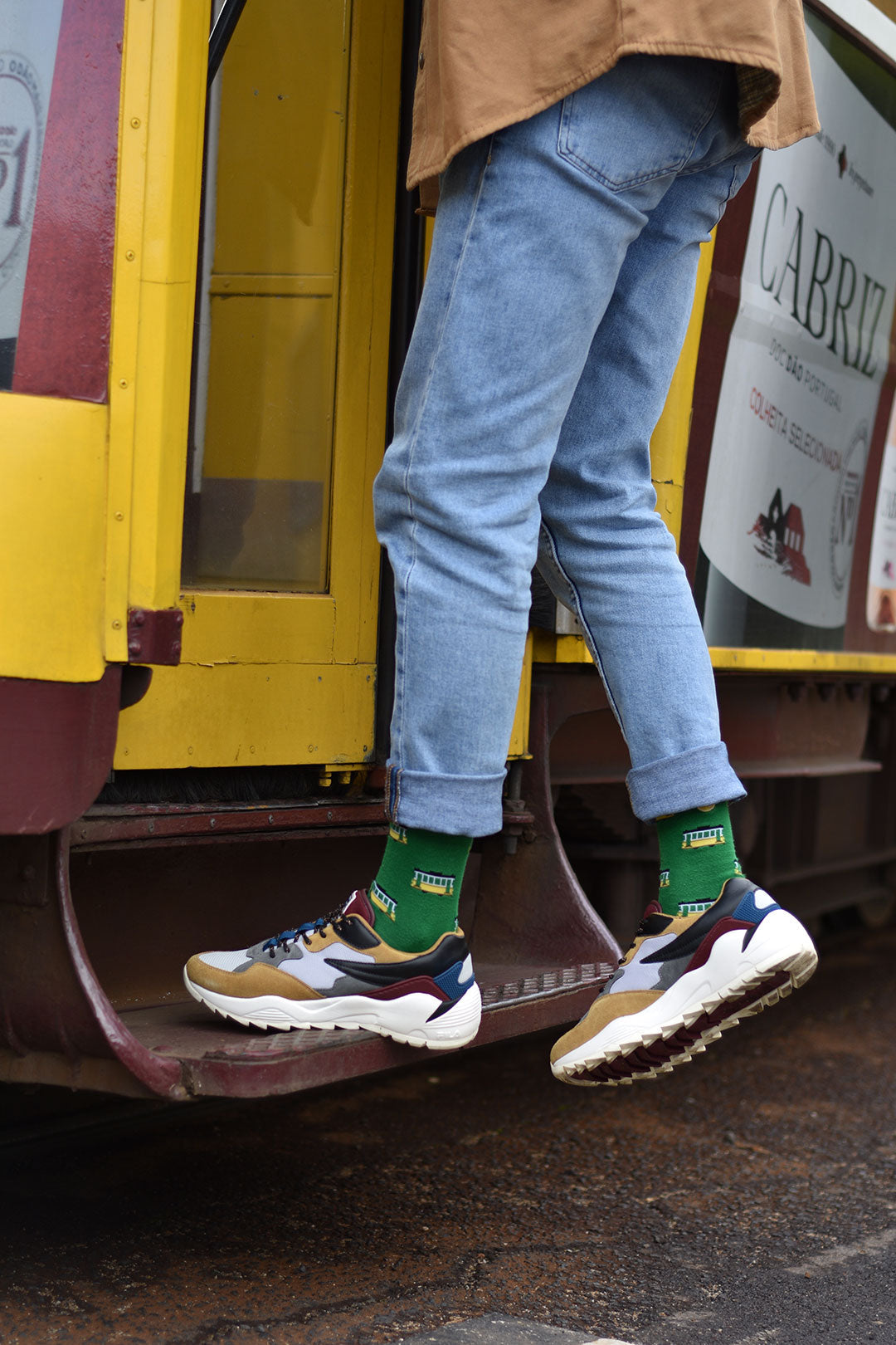Chaussettes « Elétricos » – Tramways Portugais - Chulé
