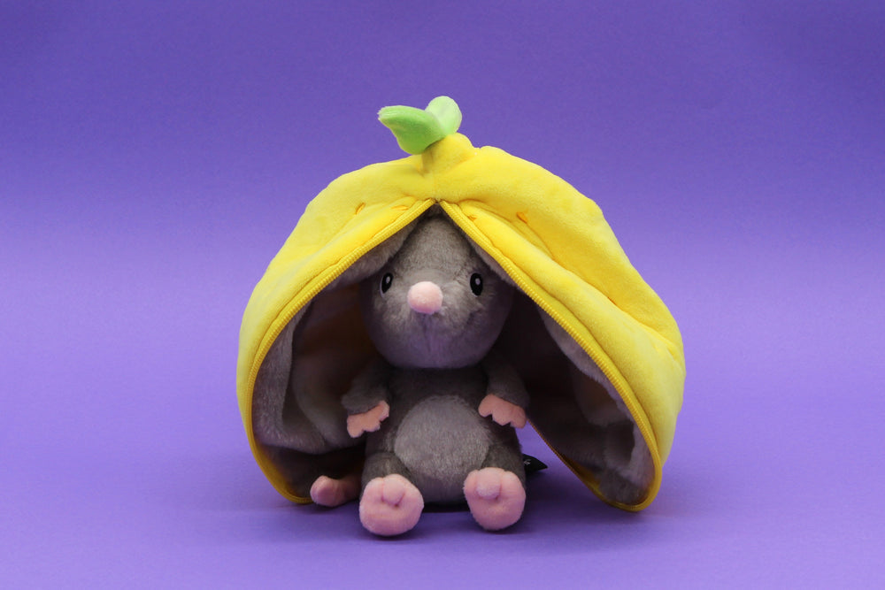 Peluche réversible Rocket la souris/citron – Flipetz