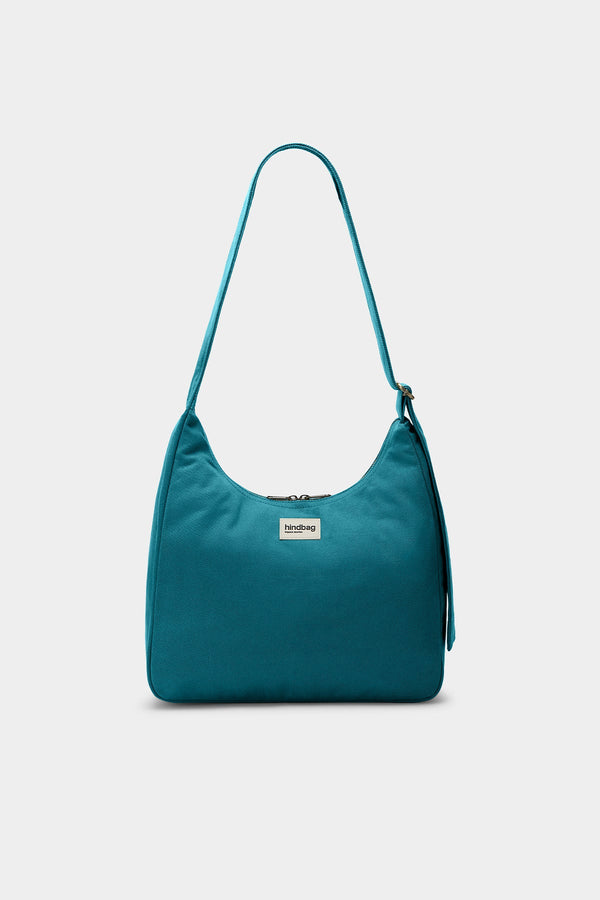 Sac hobo Claire Bleu paon