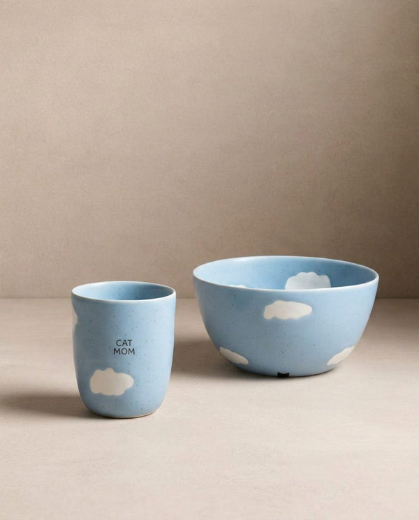 Cloud Cat Mom 2-Piece Set