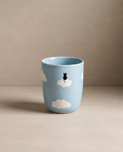 Cloud Medium Cup 220ml Cat Mom