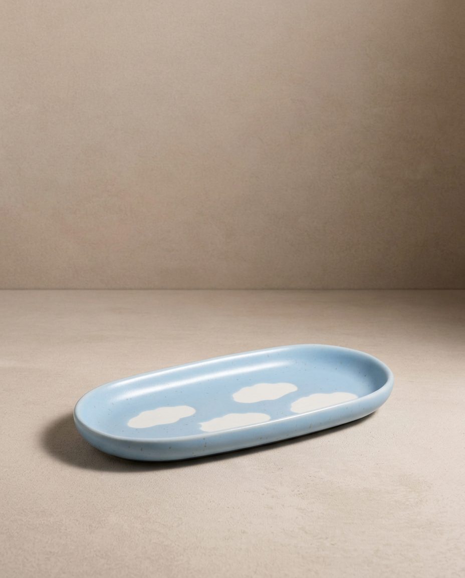Ensemble Cloud 2 mugs espresso + 2 mini plateaux