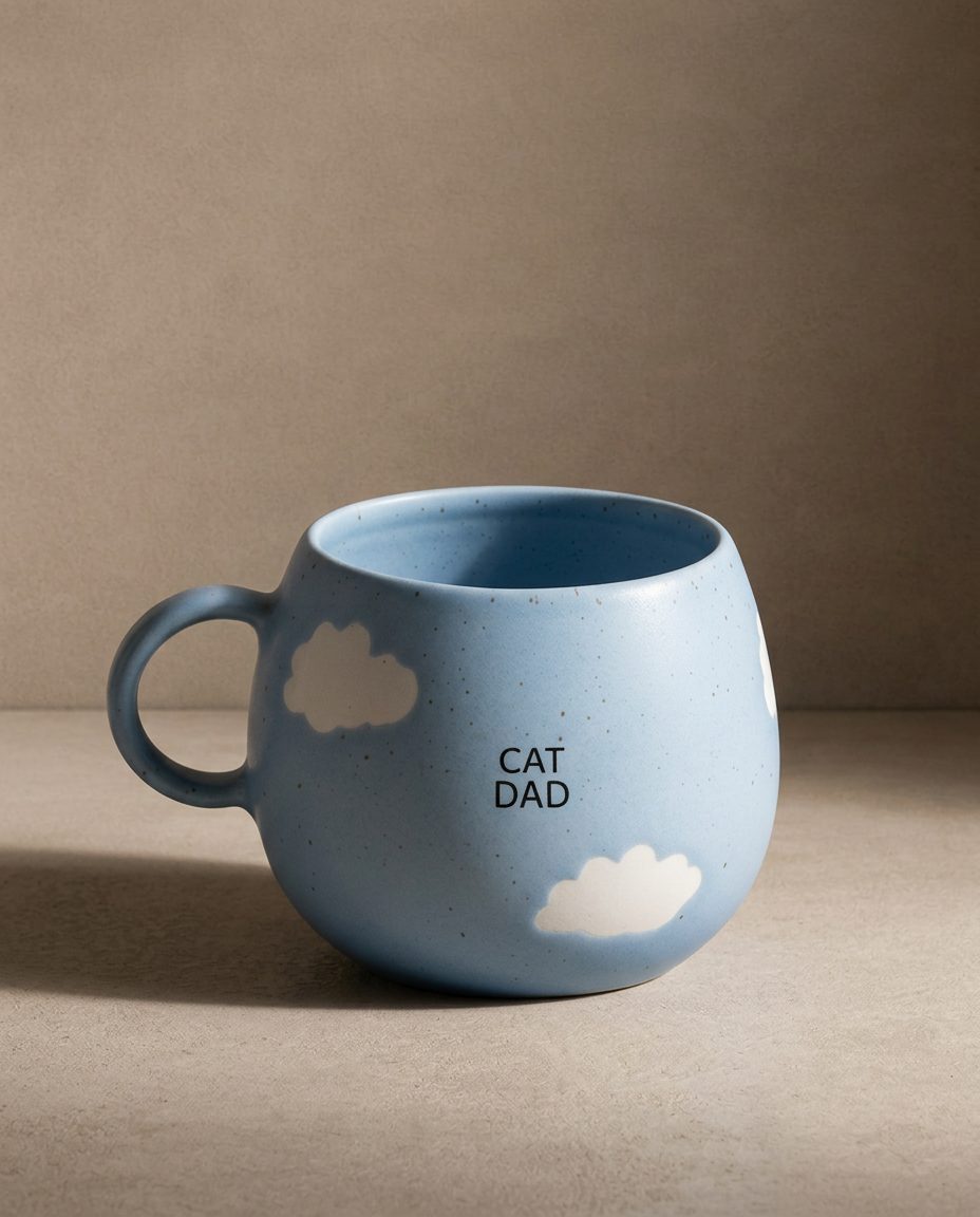 Cloud Mug 500ml Cat Dad