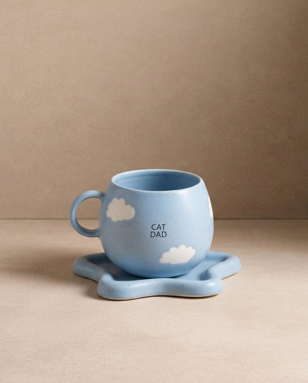 Cloud Mug 500ml Cat Dad