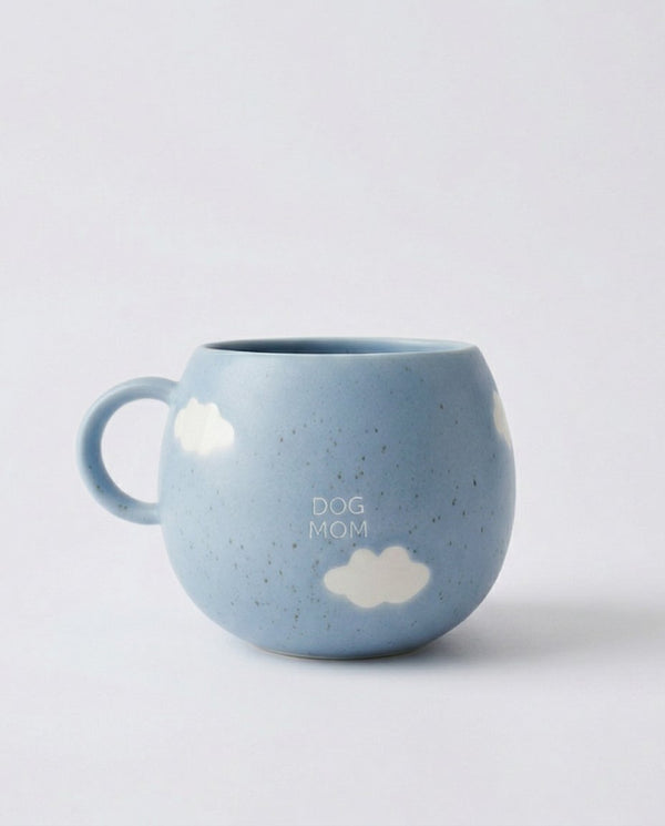 Cloud Mug 500ml Dog Mom White
