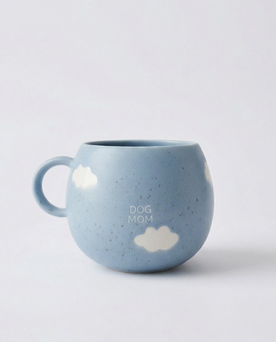 Cloud Mug 500ml Chien Maman Blanc