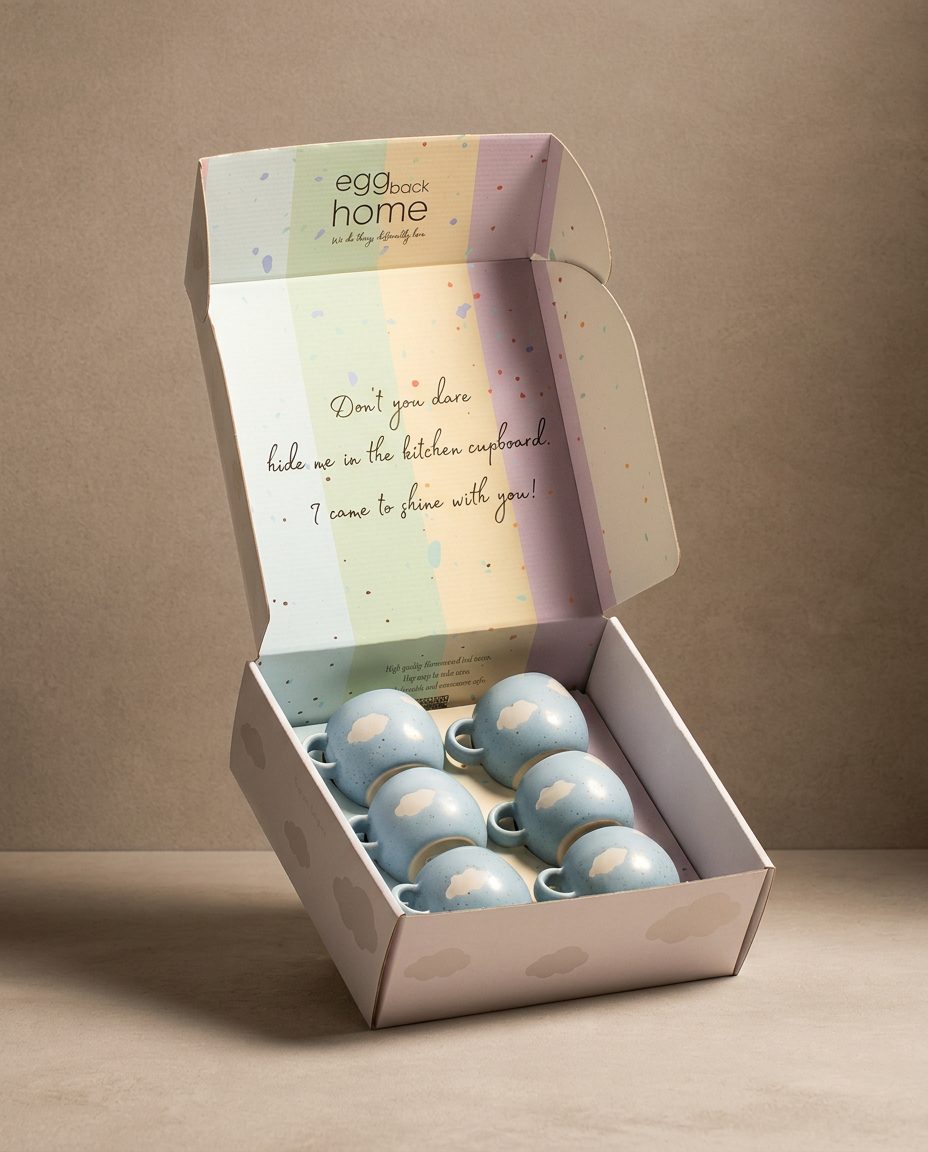 Cloud Tasse 90 ml 6 pièces, collection cadeau