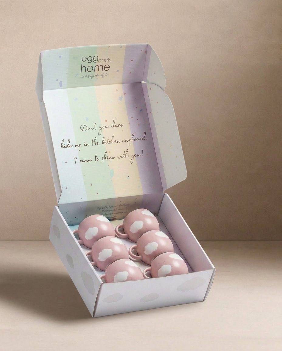 Cloud Tasse 90 ml 6 pièces, collection cadeau