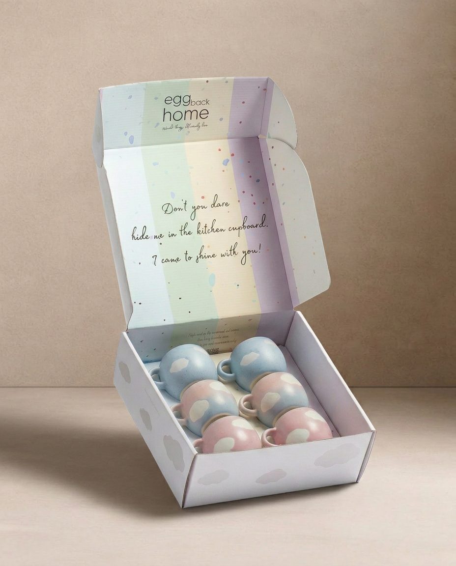 Cloud Mug 90ml 6-Piece Gift Set Collection