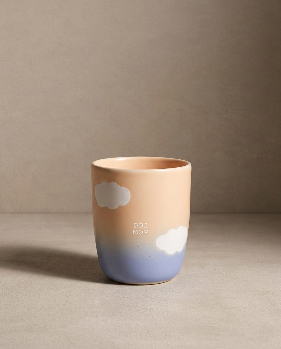 Cloud Peach Sky Tasse moyenne 220 ml Pet Collection
