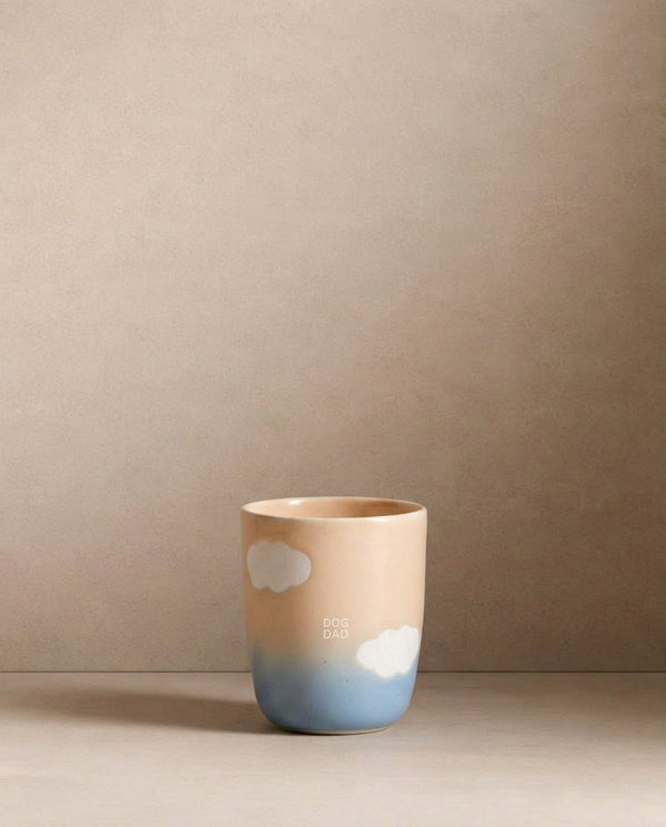 Cloud Peach Sky Medium Cup 220ml Pet Collection